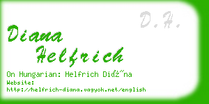 diana helfrich business card